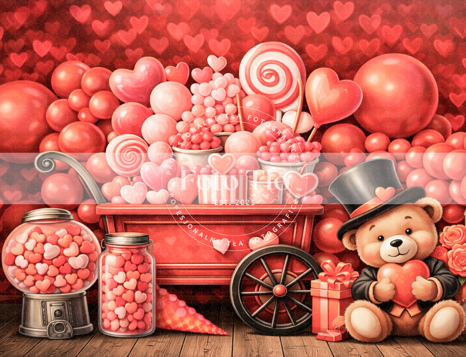 Tło fotograficzne - LOVE016