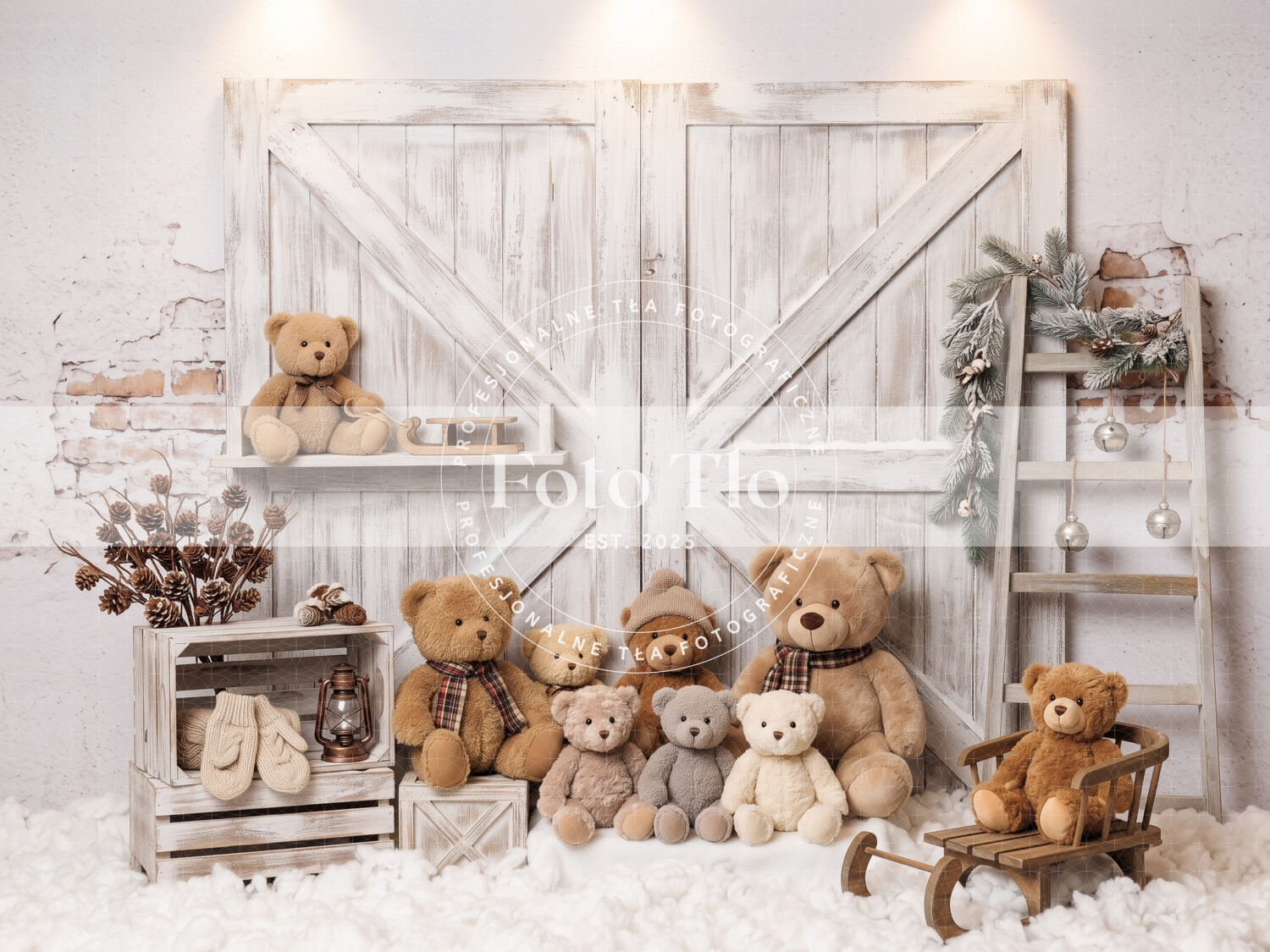Tło fotograficzne Boże Narodzenie - CHRI_KID004