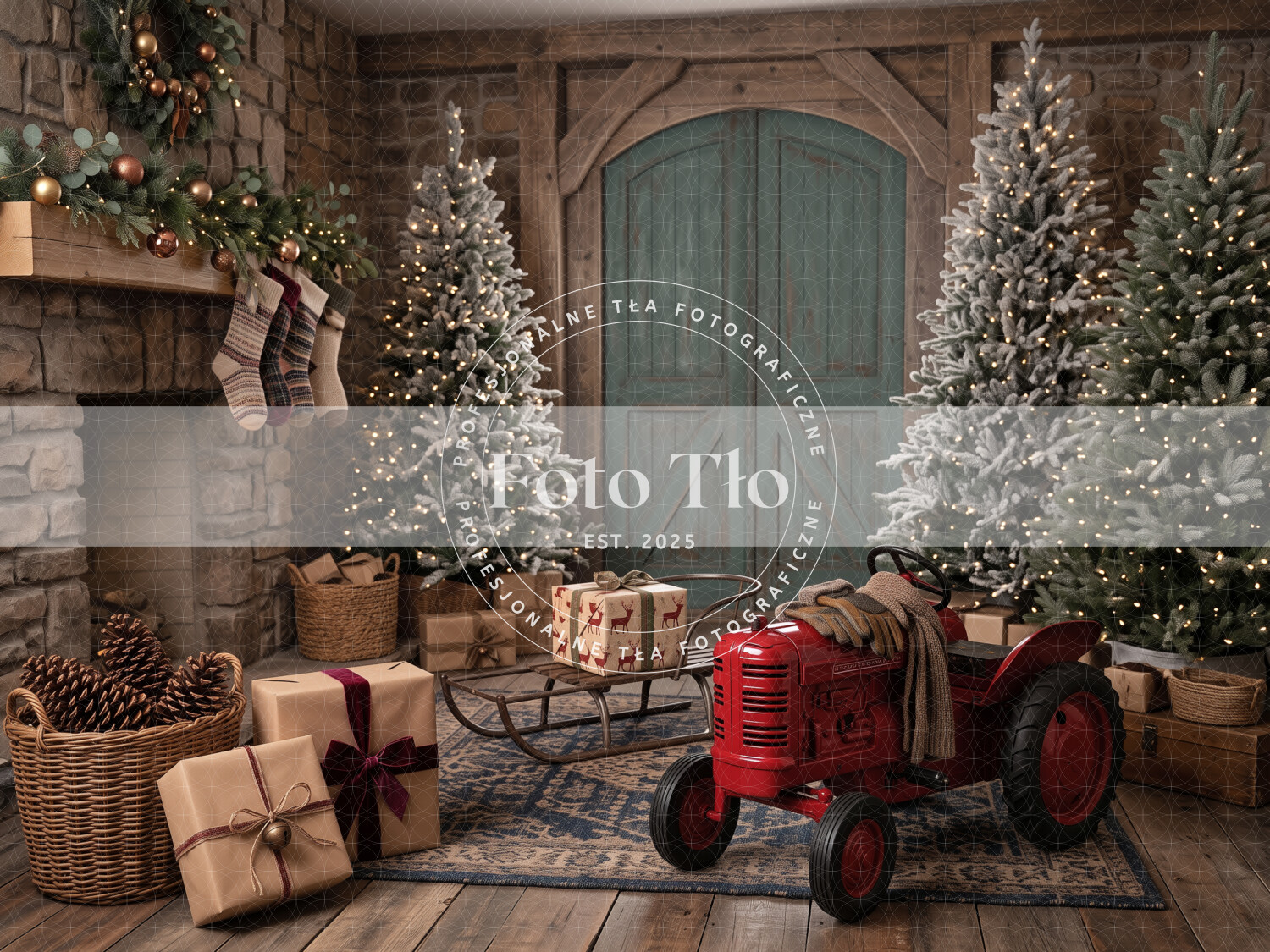 Tło fotograficzne Boże Narodzenie - CHRI_EXP008