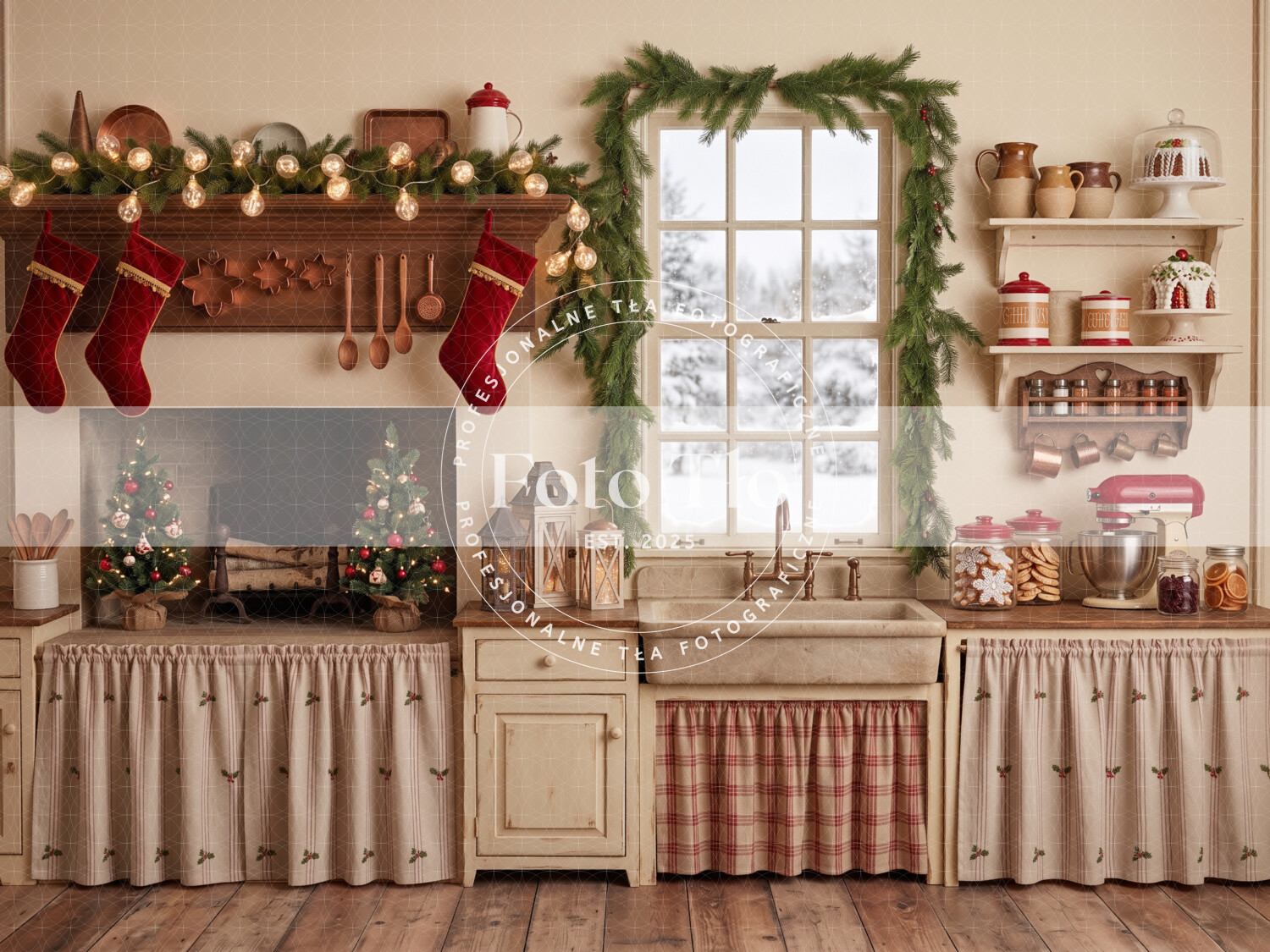 Tło fotograficzne Boże Narodzenie - CHRI_KIT018