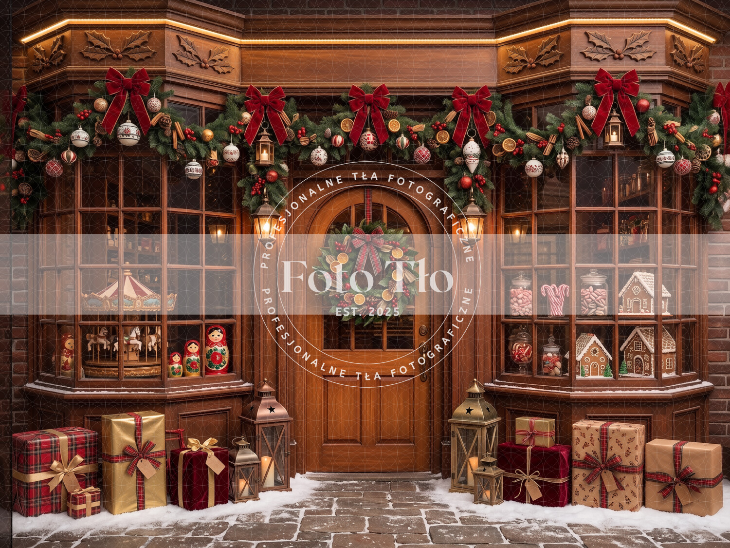 Tło fotograficzne Boże Narodzenie - CHRI_SHOP001