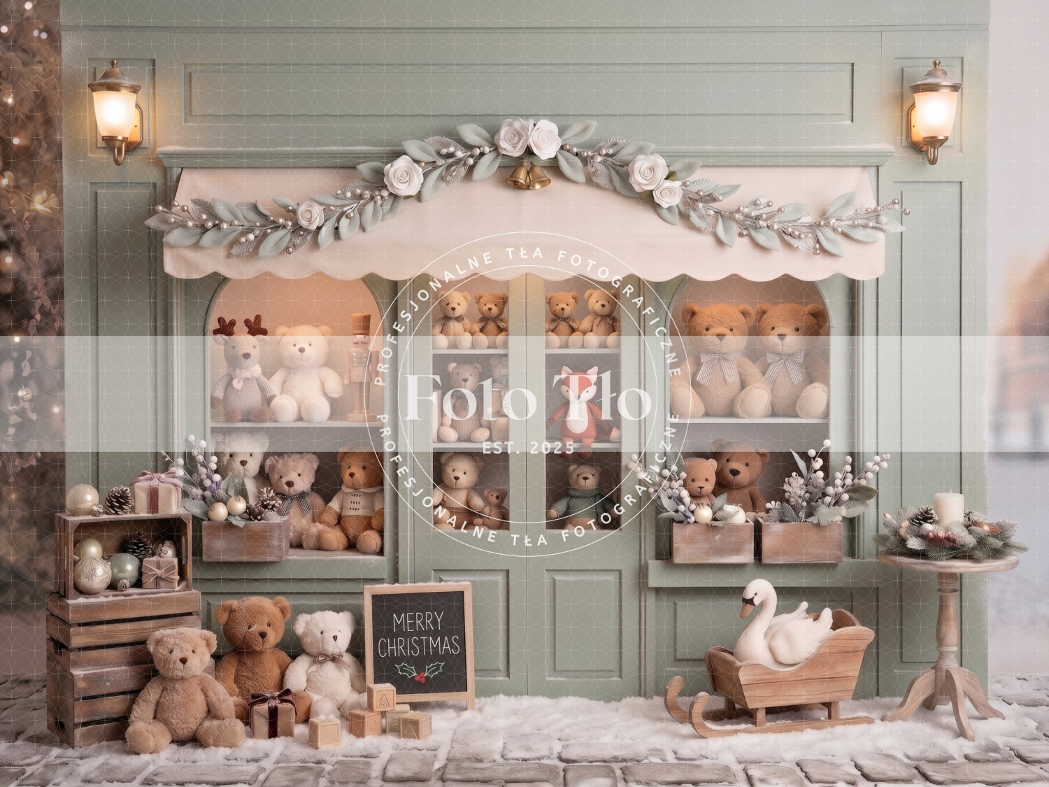 Tło fotograficzne Boże Narodzenie - CHRI_SHOP002