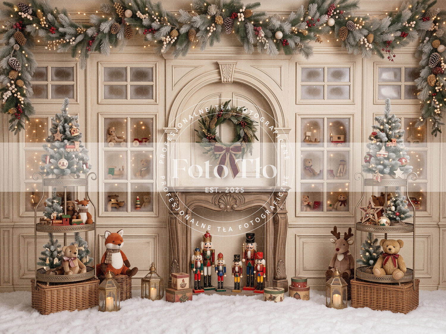 Tło fotograficzne Boże Narodzenie - CHRI_SHOP003
