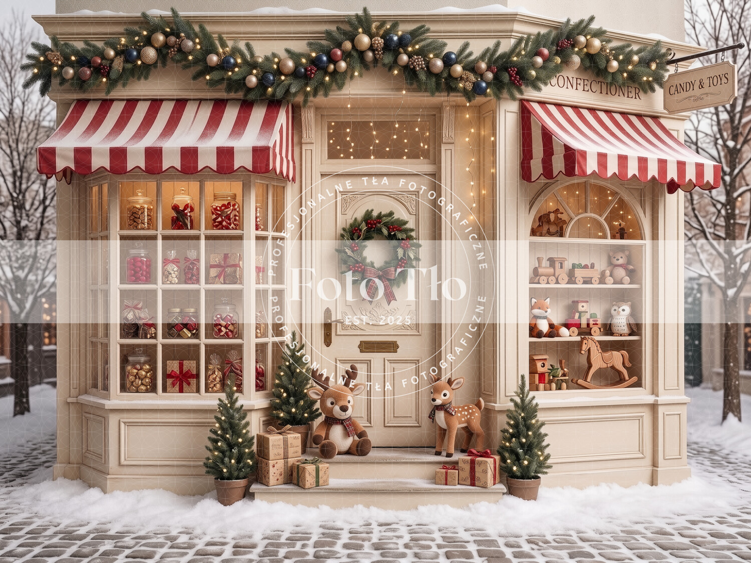 Tło fotograficzne Boże Narodzenie - CHRI_SHOP006