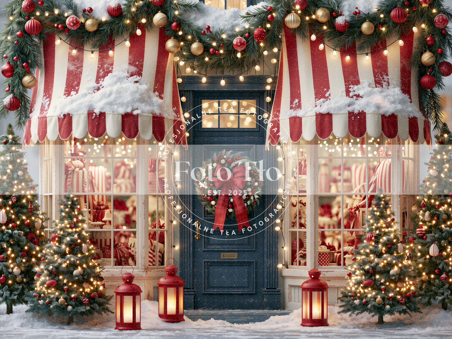 Tło fotograficzne Boże Narodzenie - CHRI_SHOP008