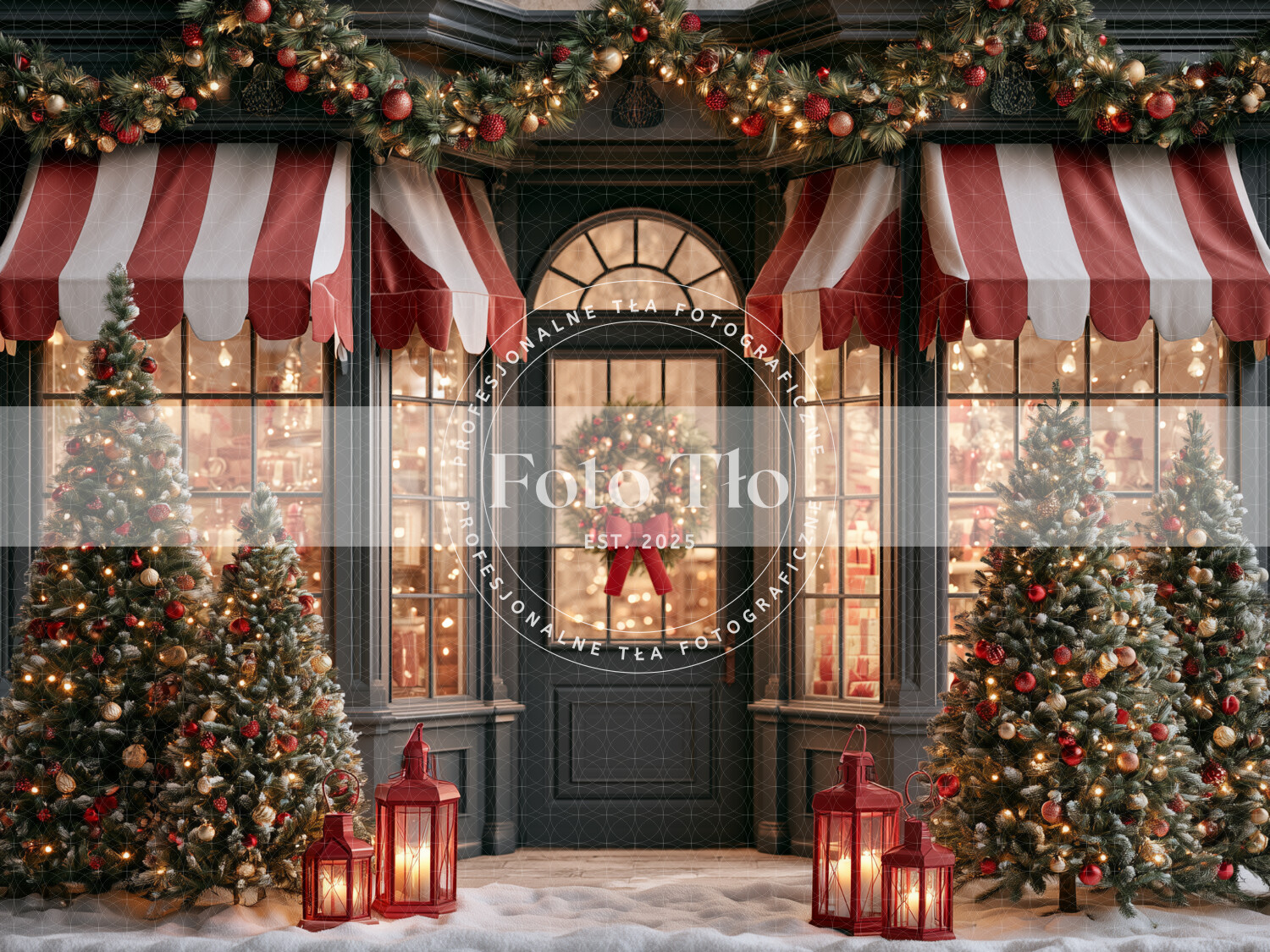 Tło fotograficzne Boże Narodzenie - CHRI_SHOP009