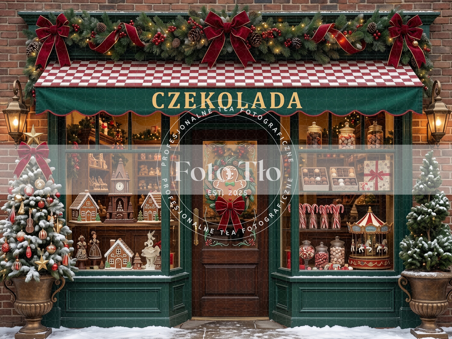 Tło fotograficzne Boże Narodzenie - CHRI_SHOP010