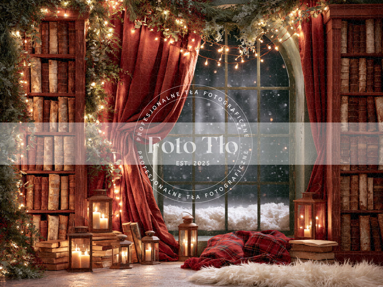 Tło fotograficzne Boże Narodzenie - CHRI_TRA011