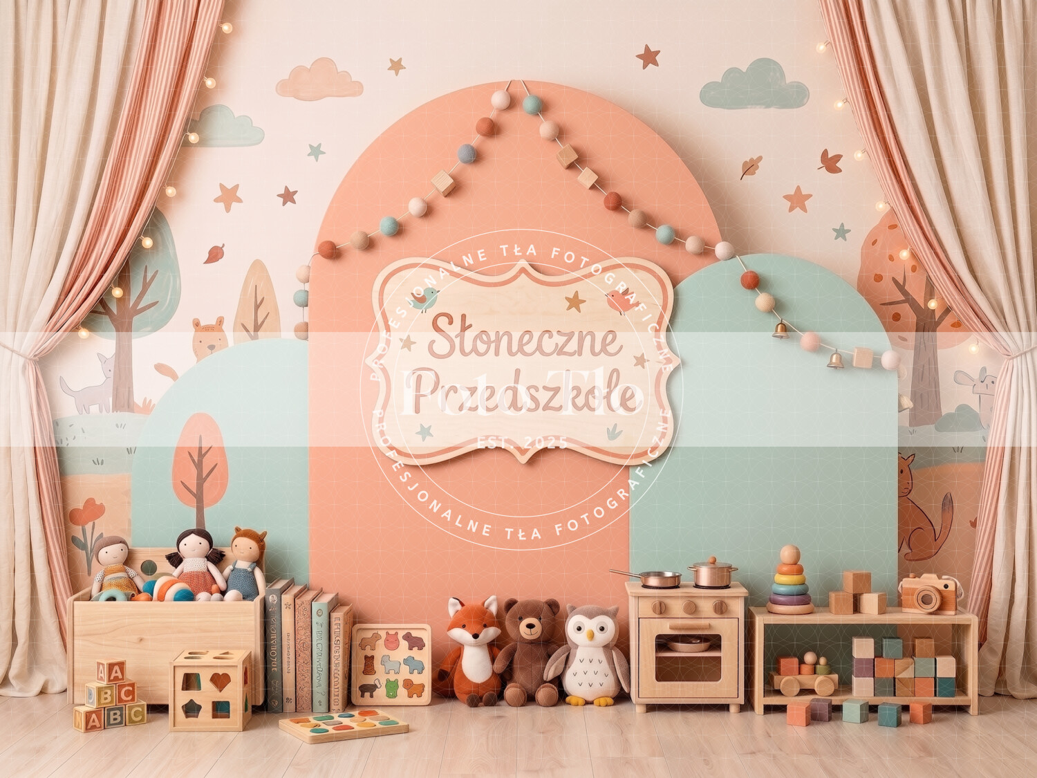 Tło fotograficzne Przedszkole - KIND006