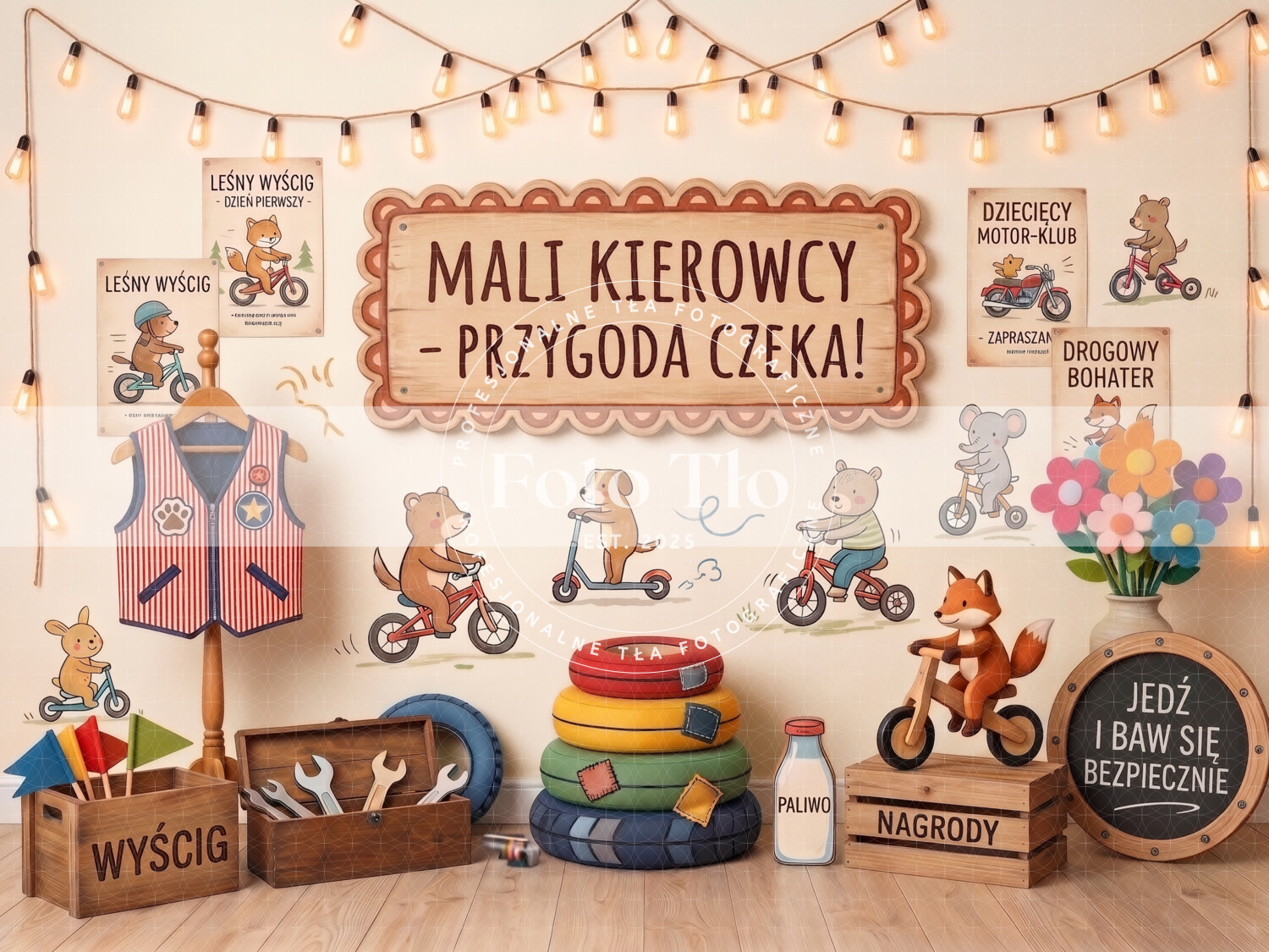 Tło fotograficzne Przedszkole - KIND008
