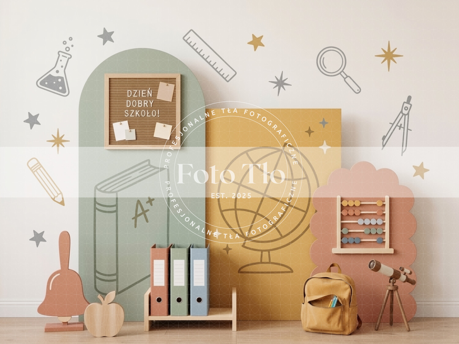 Tło fotograficzne Przedszkole - KIND009