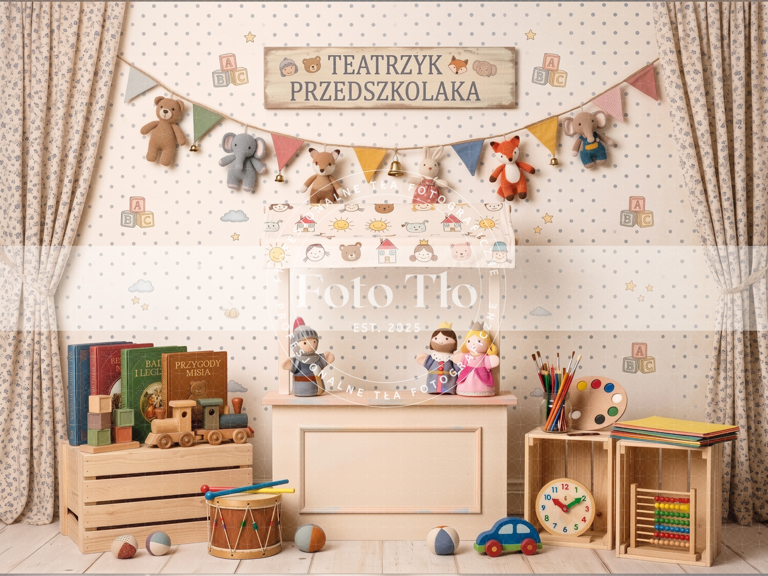 Tło fotograficzne Przedszkole - KIND010